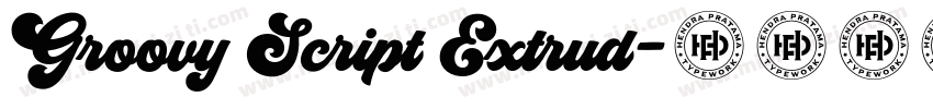 Groovy Script Extrud字体转换
